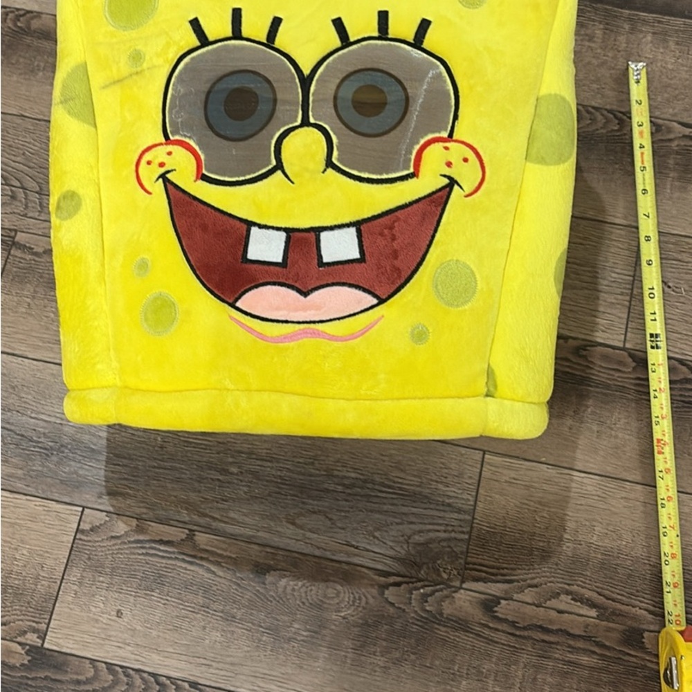 Oversized Plush SpongeBob SquarePants Halloween Costume Head - Picture 3 of 8